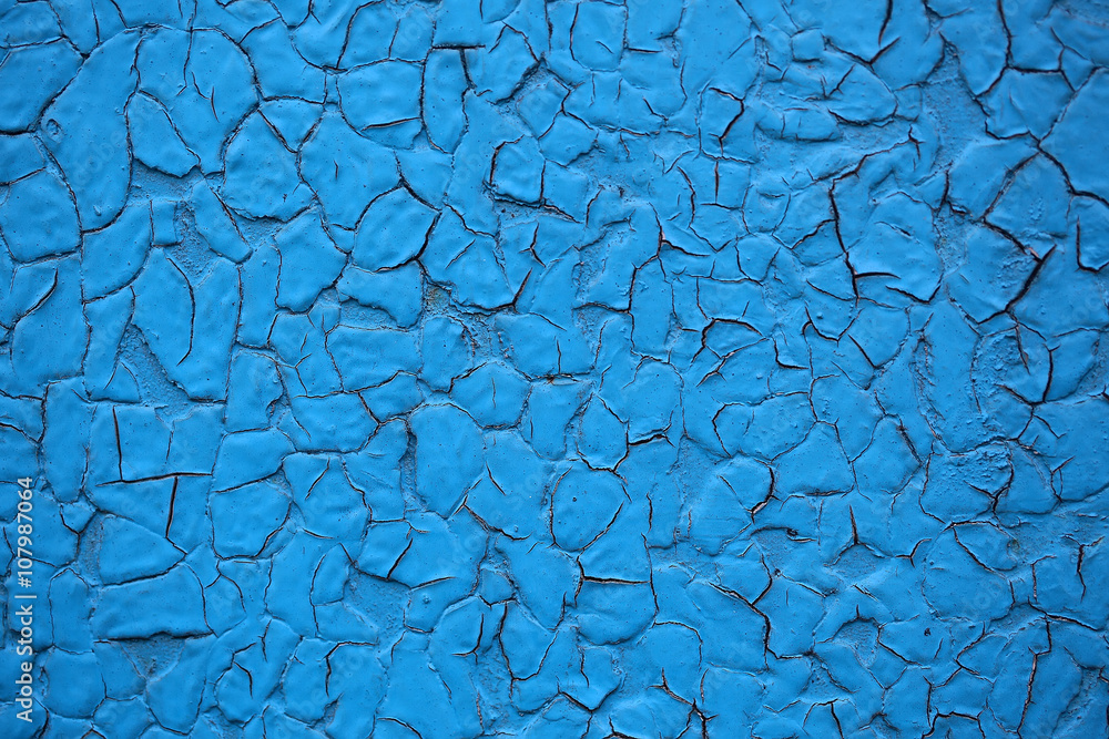 Cracked paint layer Cracked paint layer