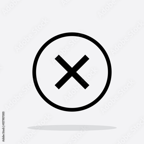 Close Icon, Close Menu Icon in Vector