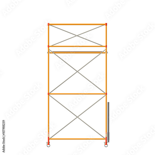 Scaffolding Isolated On White