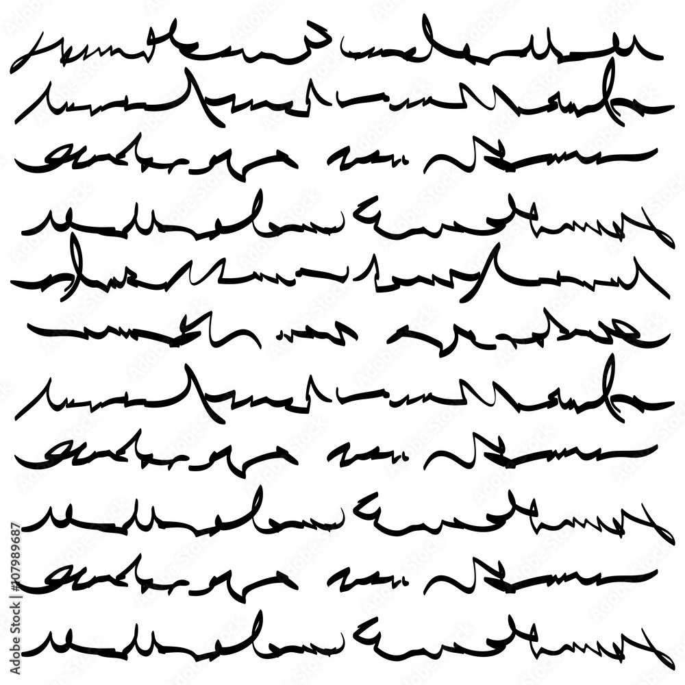 Black and White draw design, abstract vector Black and White draw design, abstract vector