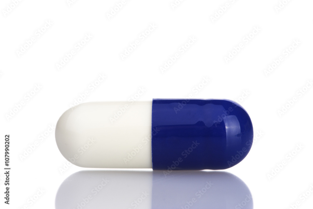 pills capsules isolated on white background pills capsules isolated on white background