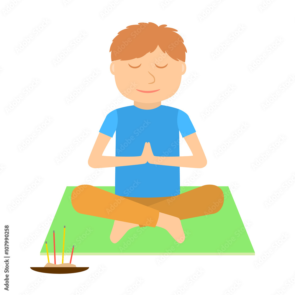 Yoga kids illustration Yoga kids illustration