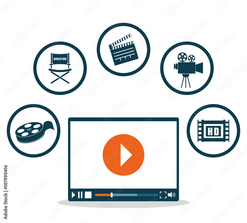 Video Marketing graphic design, vector illustration Video Marketing graphic design, vector illustration