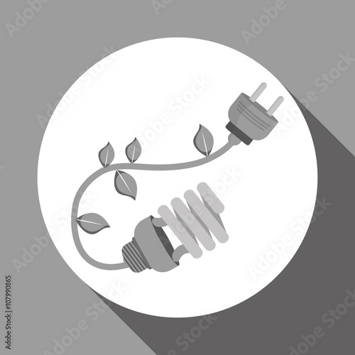 eco plug design , vector illustration