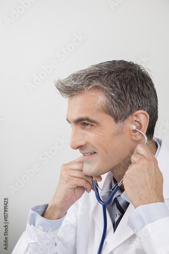 doctor wearing a stethoscope