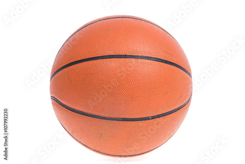 Old basketball basket ball isolate © sorapop