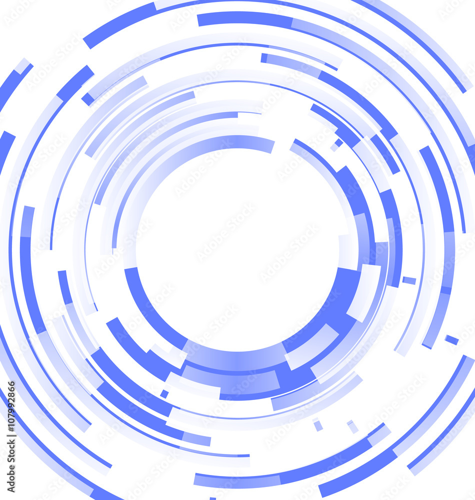 Blended elements striped cut from circles Blended elements striped cut from circles