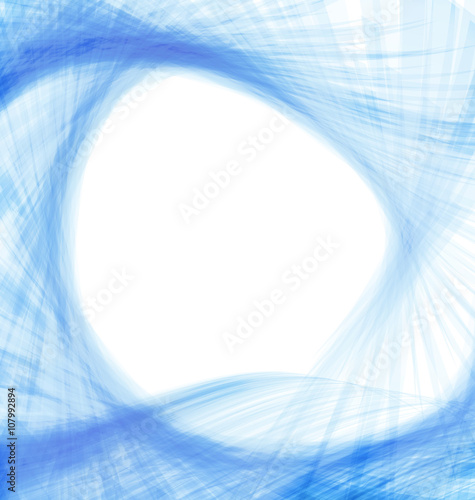 Blue abstract wave techno background