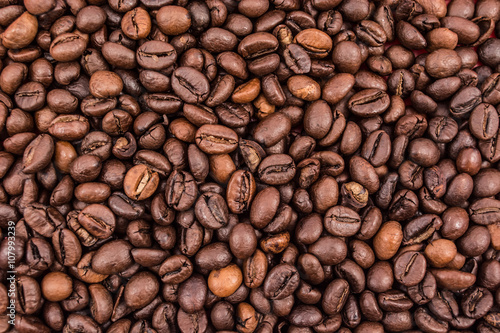 Tasty coffee beans photo