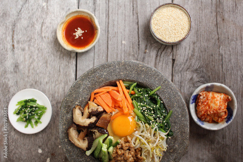 Bibimbap korean food