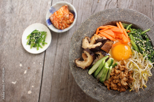 Bibimbap korean food