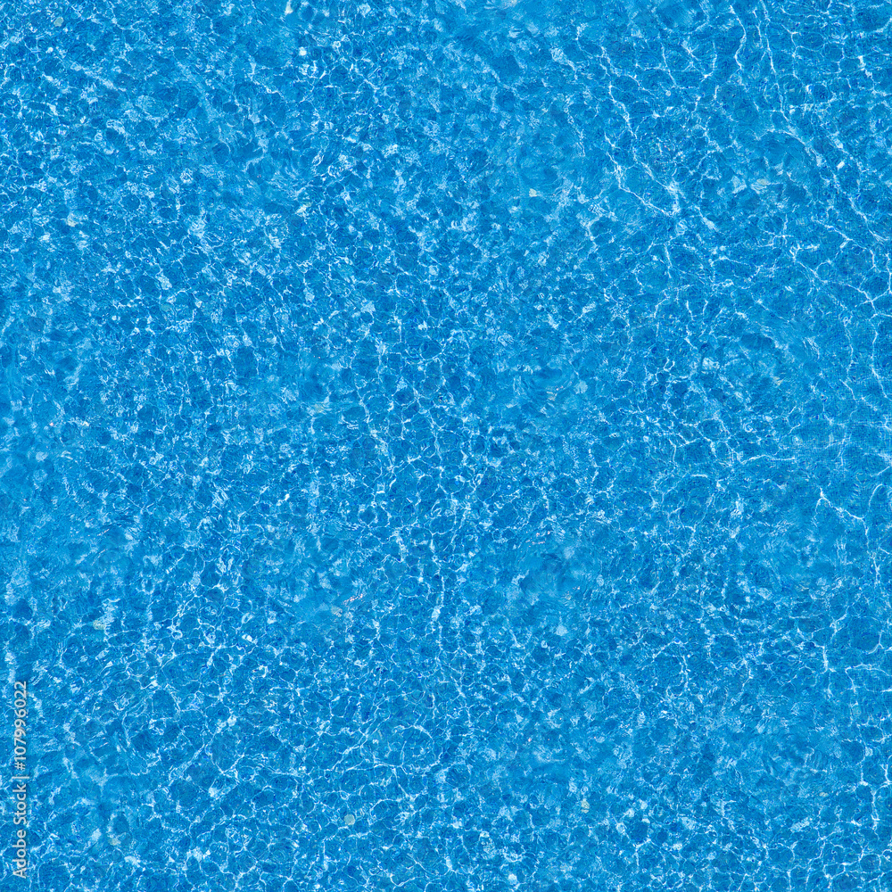 Swimming pool blue water background