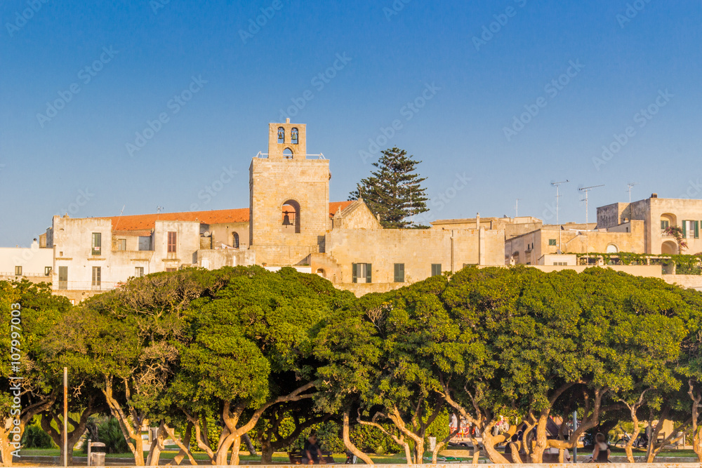 ancient seaside town on the coast of Apulia