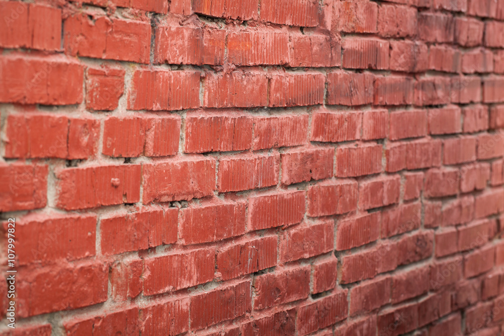 Obraz premium red brick wall