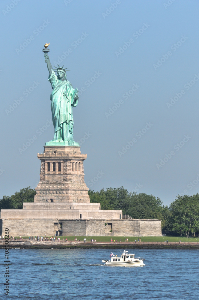 Statue of Liberty in New York harbor
