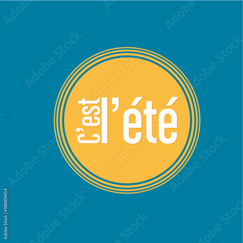 c'est l'été