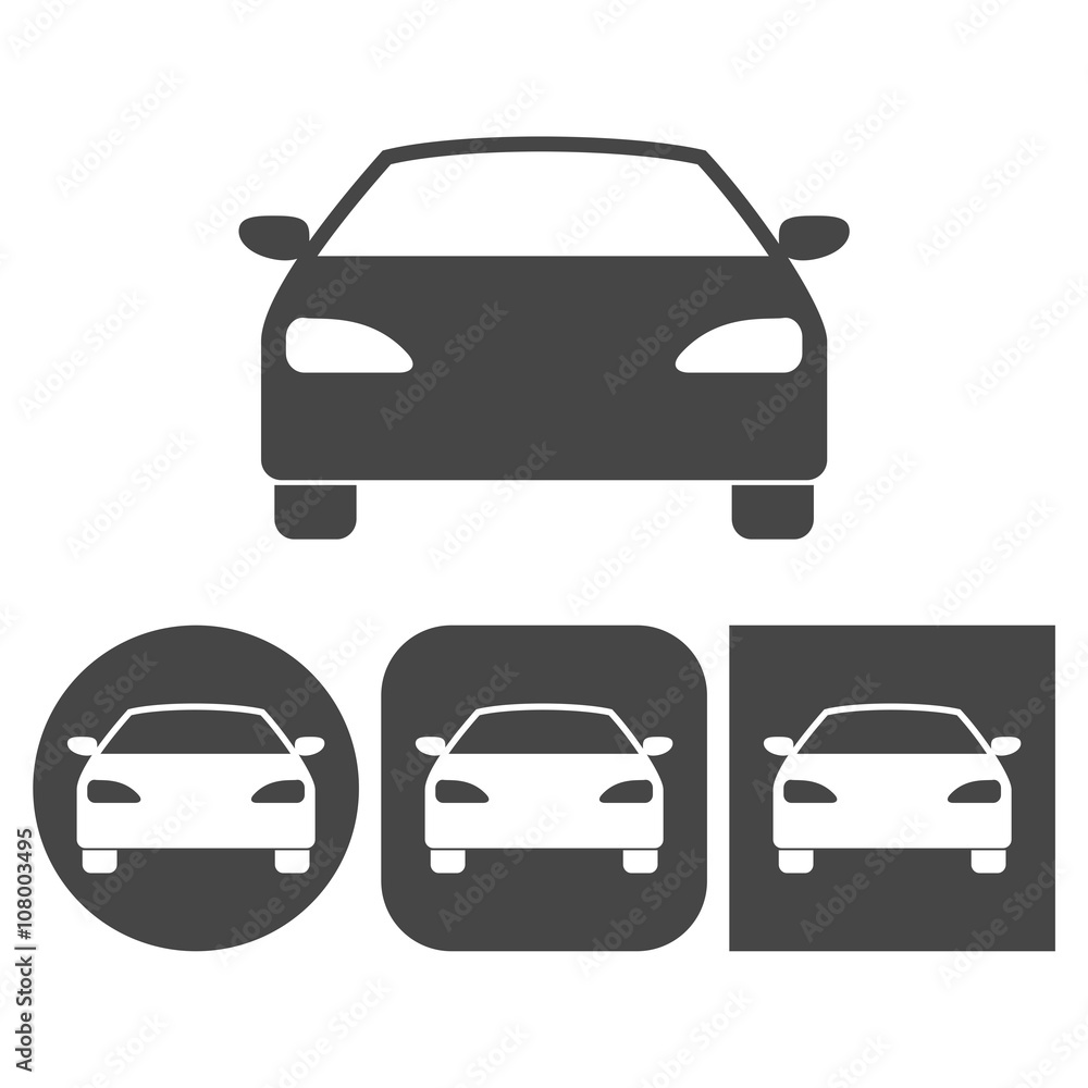 Car icon - vector icons set Car icon - vector icons set