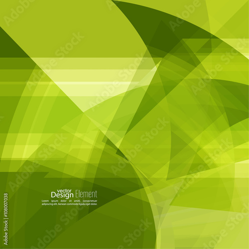 Abstract background with green stripes 