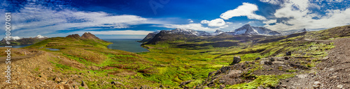 Panorama of valley with the...