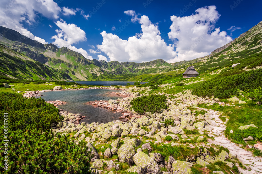 Small lake in the Tatra Mountains, Poland