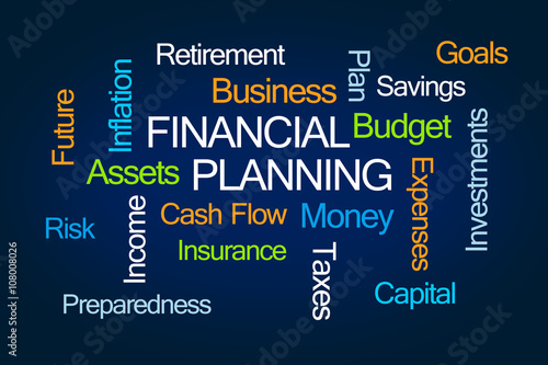 Financial Planning Word Cloud