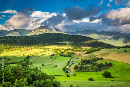 Mountain view in Umbria, Italy