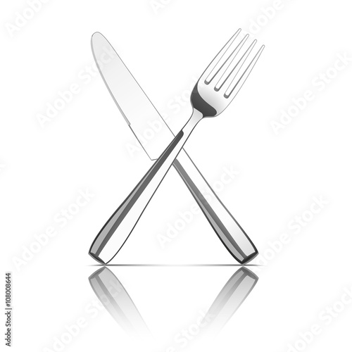 Knife Fork Mirror
