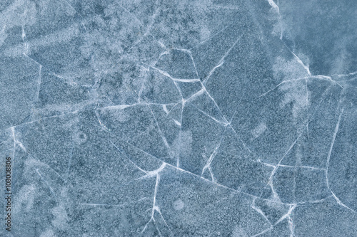 Texture of ice of Sea of Japan.
