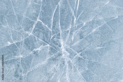 Texture of ice of Sea of Japan.