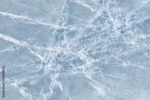 Texture of ice of Sea of Japan.