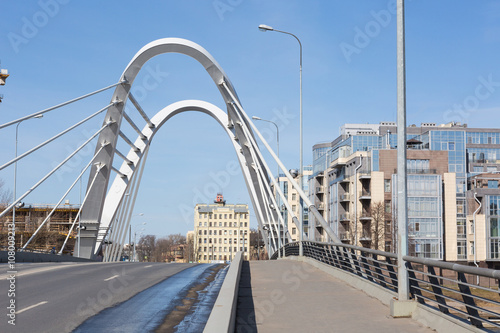 Lazarev bridge's fragment. St. Petersburg, Russia
 photo