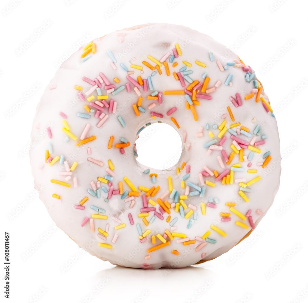 donut isolated on white donut isolated on white