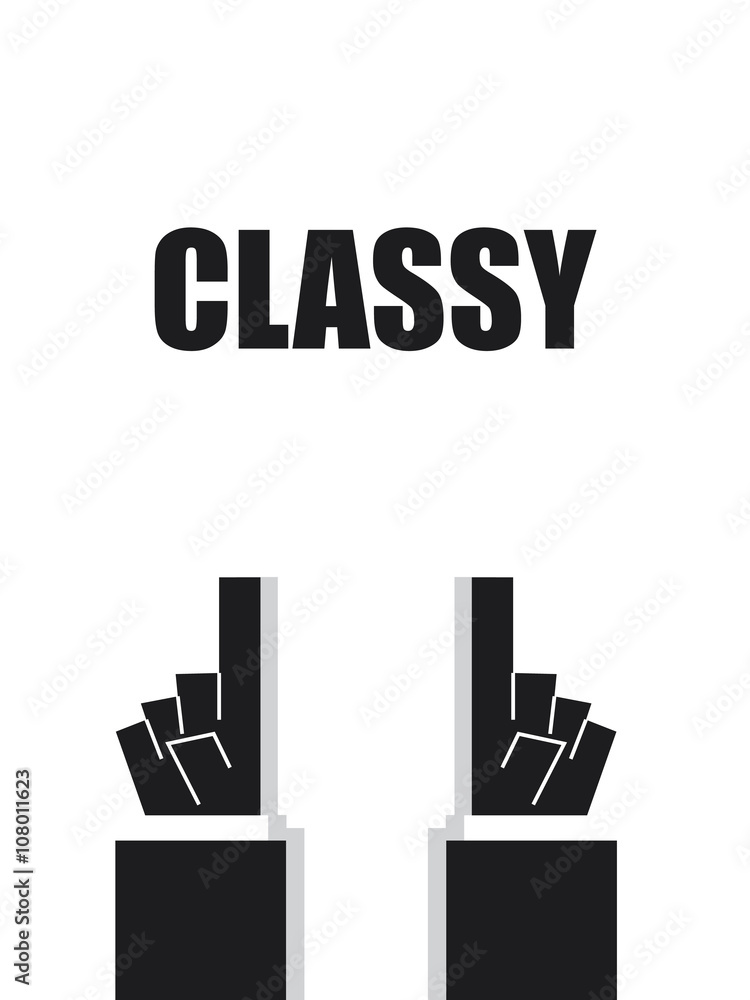 CLASSY typography CLASSY typography