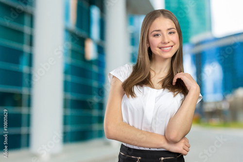 Young attractive businesswoman Free Download Young attractive businesswoman - GFXLoad