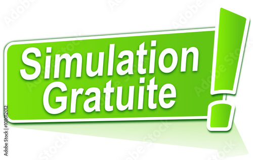 simulation gratuite sur étiquette verte
