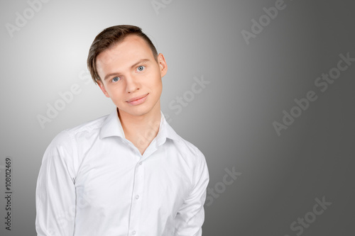 Portrait of happy smiling man