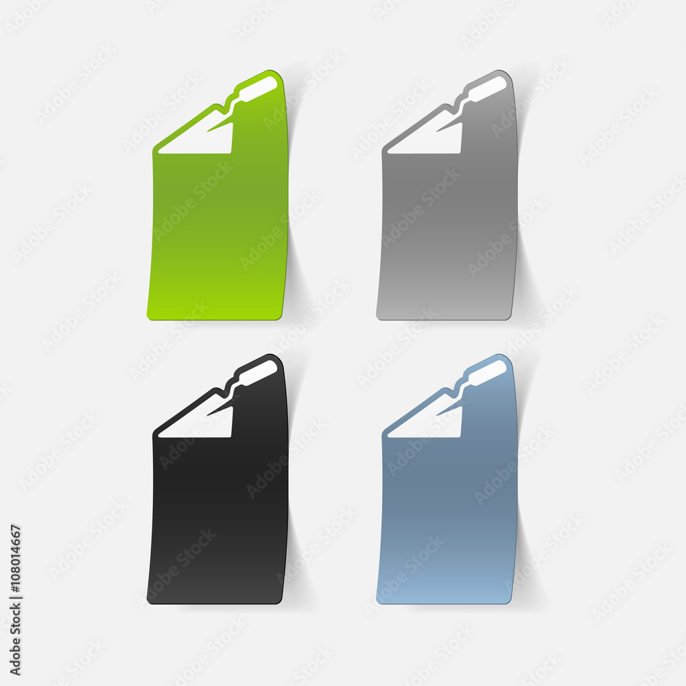 realistic design element: trowel realistic design element: trowel