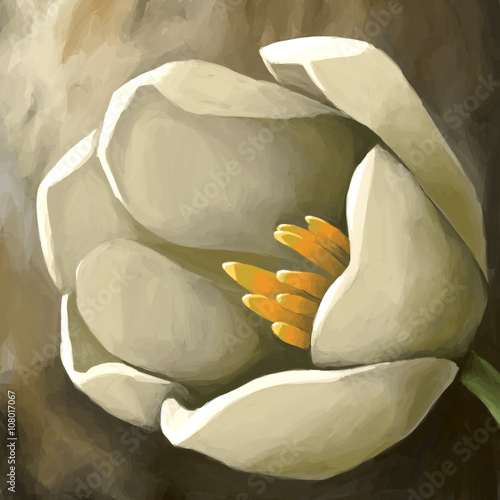 painting still life flower 