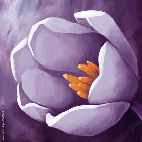 painting still life flower 