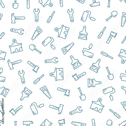 Tools seamless pattern.