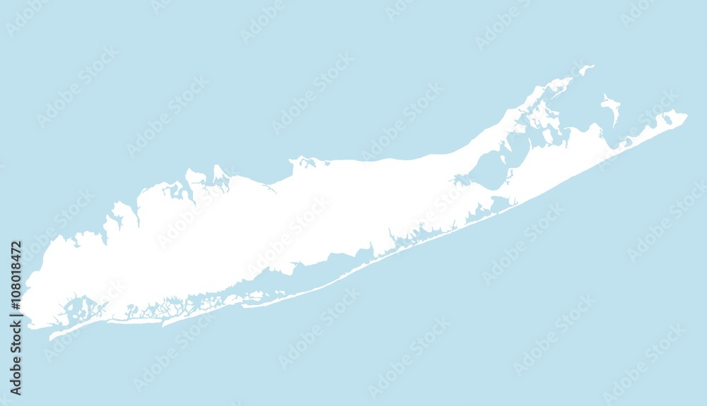 Fototapeta Mapa Long Island