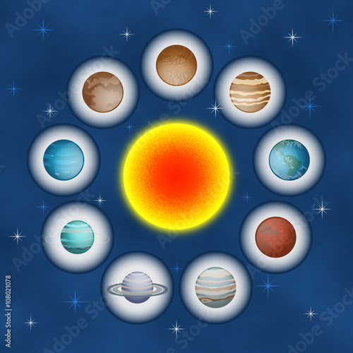 Sistema solare vettoriale