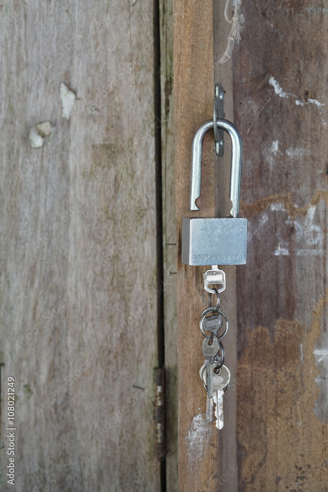 Key chain with three house or door Key chain with three house or door