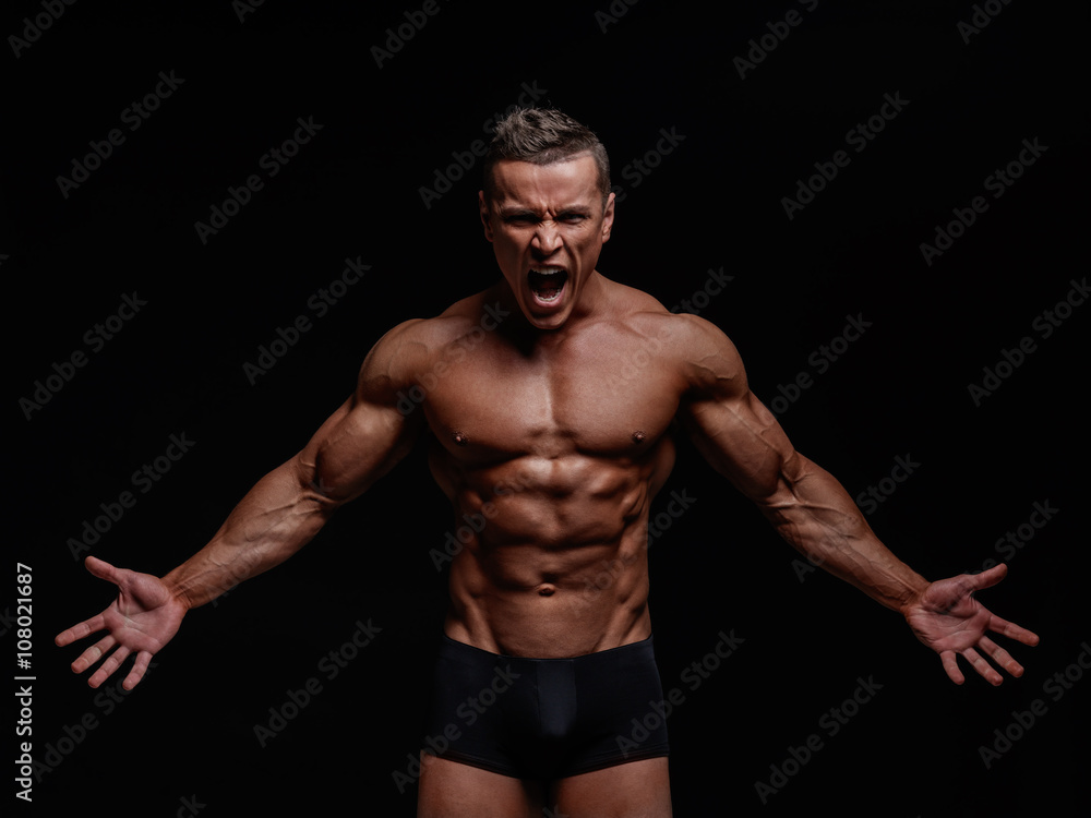 Fototapeta premium Muscular body