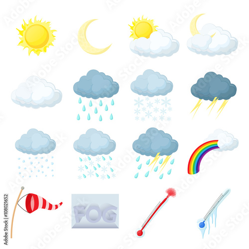 Weather set icons