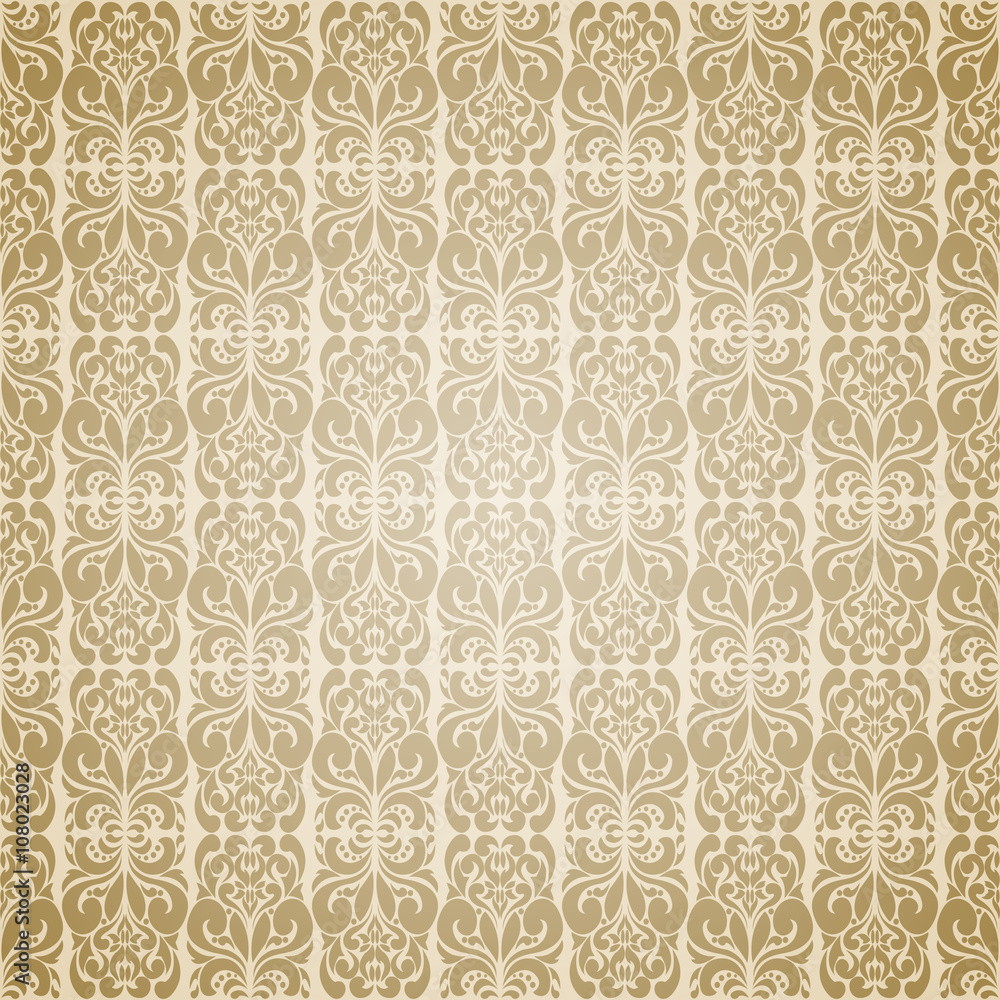 Seamless wallpaper retro pattern Seamless wallpaper retro pattern