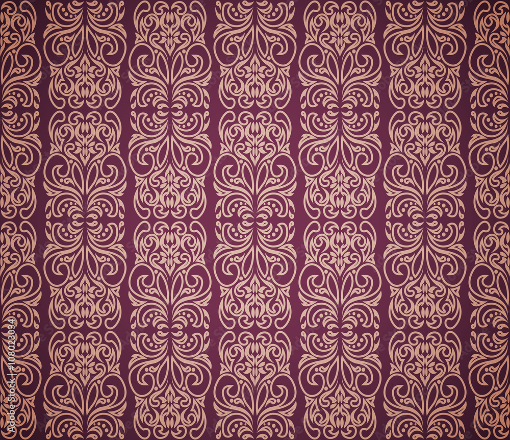 Seamless wallpaper retro pattern Seamless wallpaper retro pattern