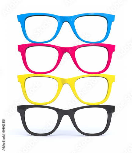 3D CMYK glasses