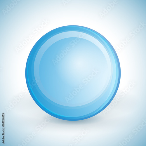 Blue sphere for your design