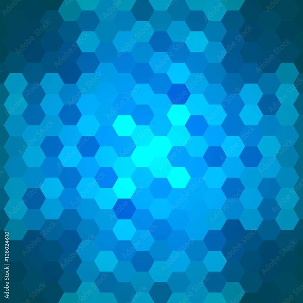 Abstract colorful hexagons background Abstract colorful hexagons background